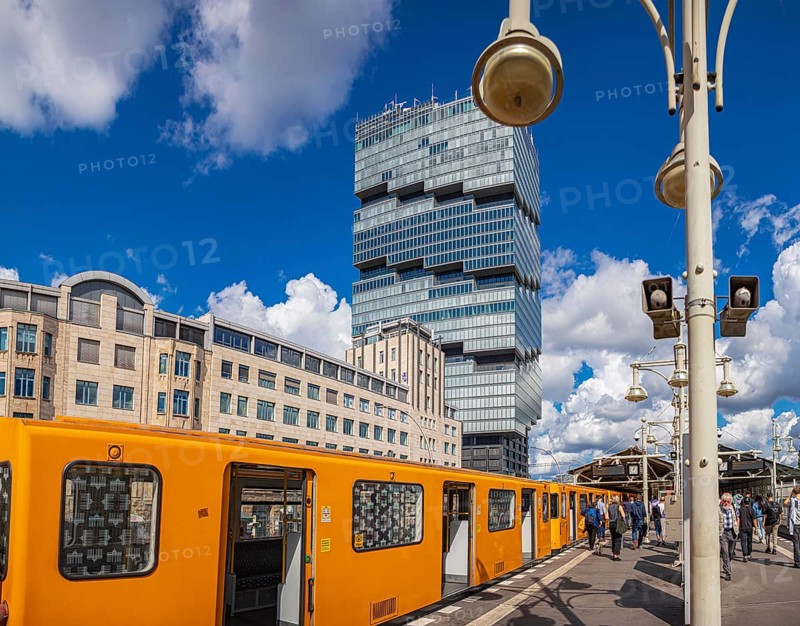Warschauer Straße underground station in Berlin, Germany