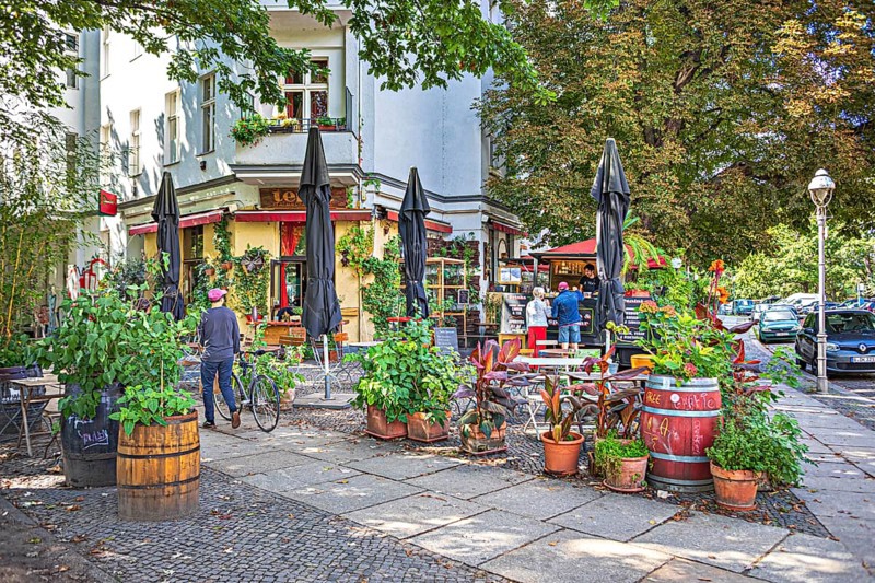 Cafe am Planufer in Berlin, Germany