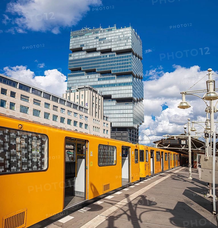 Warschauer Straße underground station in Berlin, Germany