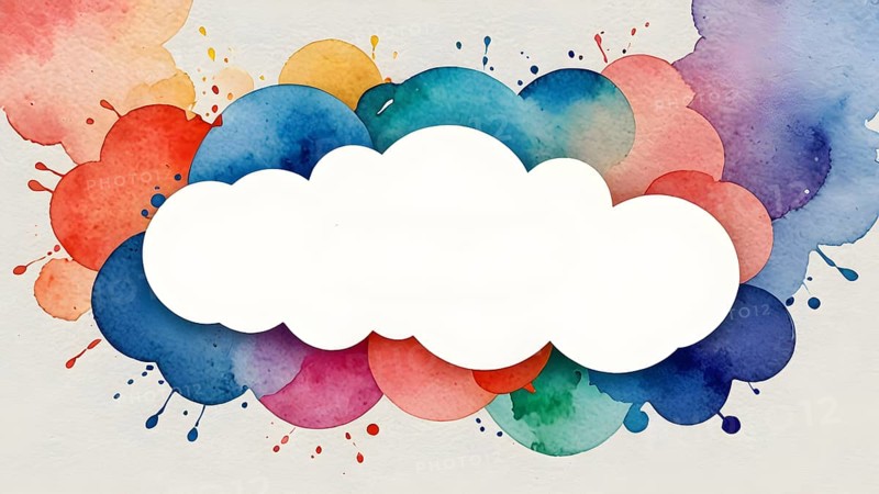 Watercolor template frame design for greeting card. Invitation card template suitable for wedding, greeting, banner, cover. invitation card template design, AI generated