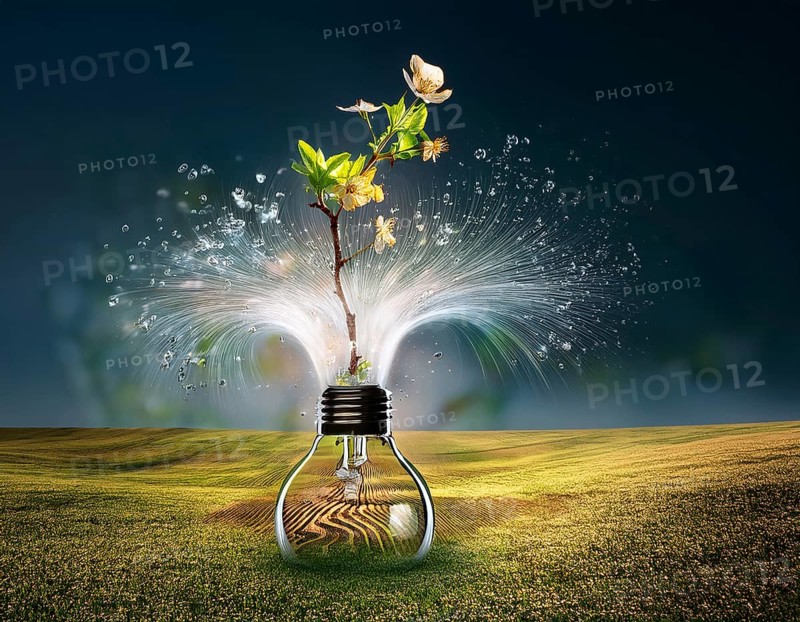 Life Concept. Existence survival being consciousness. Growth of new life, AI generated