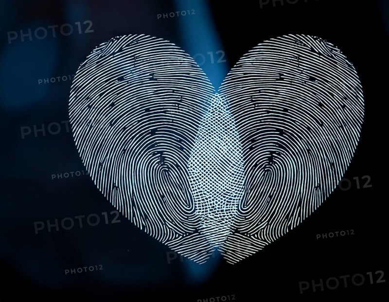 Valentines day background banner - abstract panorama background with hearts - concept love, AI generated