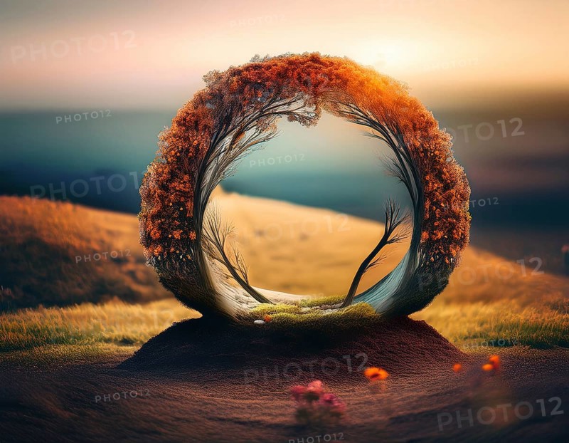 Art of Allah's, God's act of creation:, call forth, command into being, speak into existence, create from nothing, breathe life into, bring forth, set in motion, AI generated