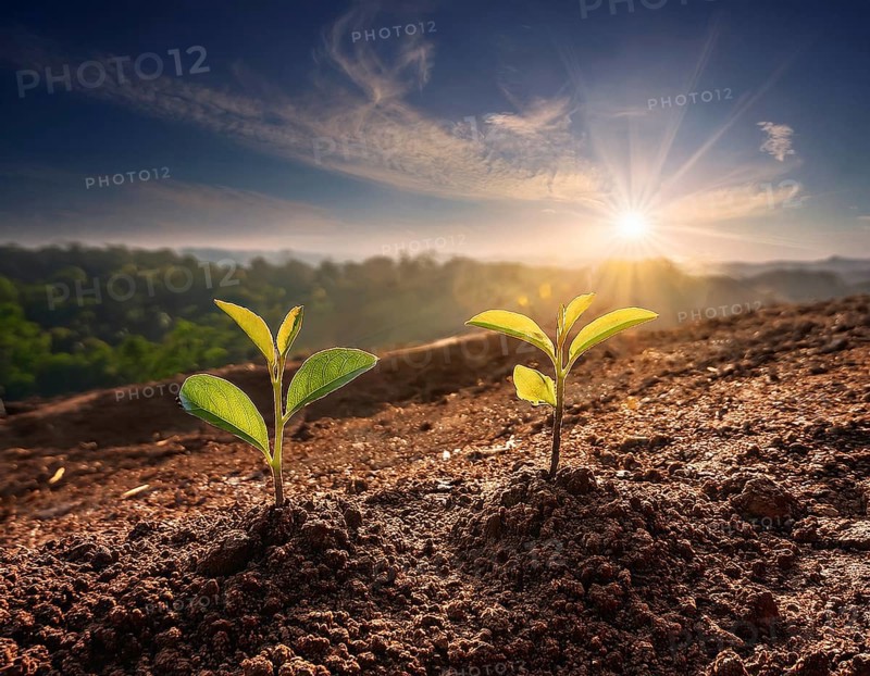 Life Concept. Existence survival being consciousness. Growth of new life, AI generated
