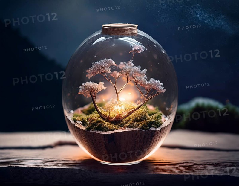 Life Concept. Existence survival being consciousness. Growth of new life, AI generated