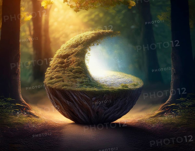 Life Concept. Existence survival being consciousness. Growth of new life, AI generated