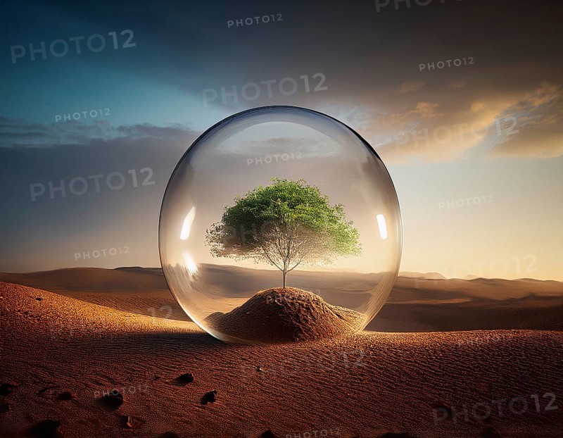 Life Concept. Existence survival being consciousness. Growth of new life, AI generated