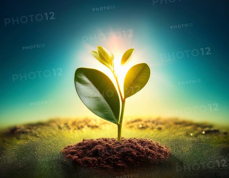 Life Concept. Existence survival being consciousness. Growth of new life, AI generated
