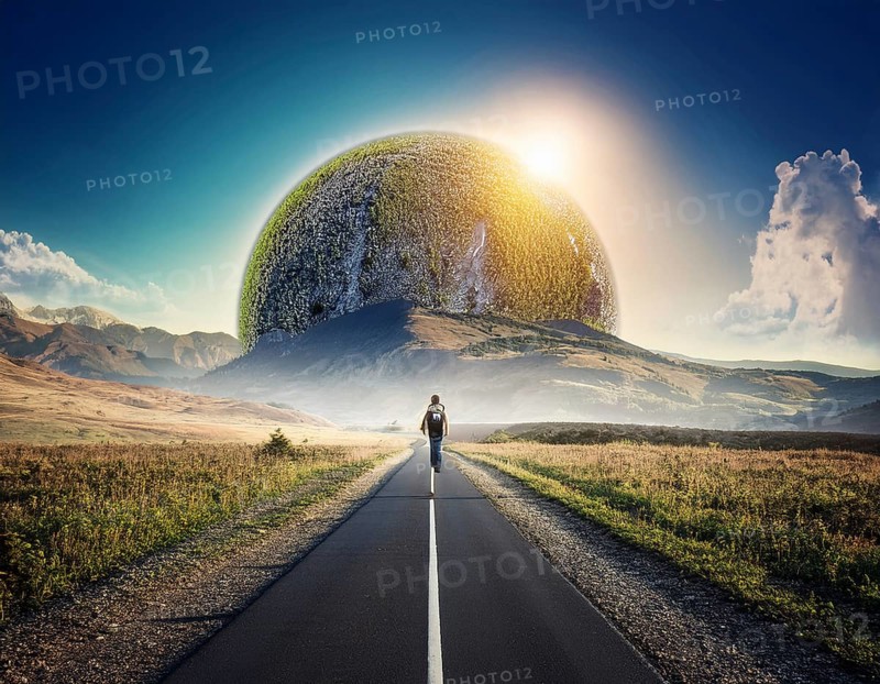 Life Concept. Existence survival being consciousness. Growth of new life, AI generated