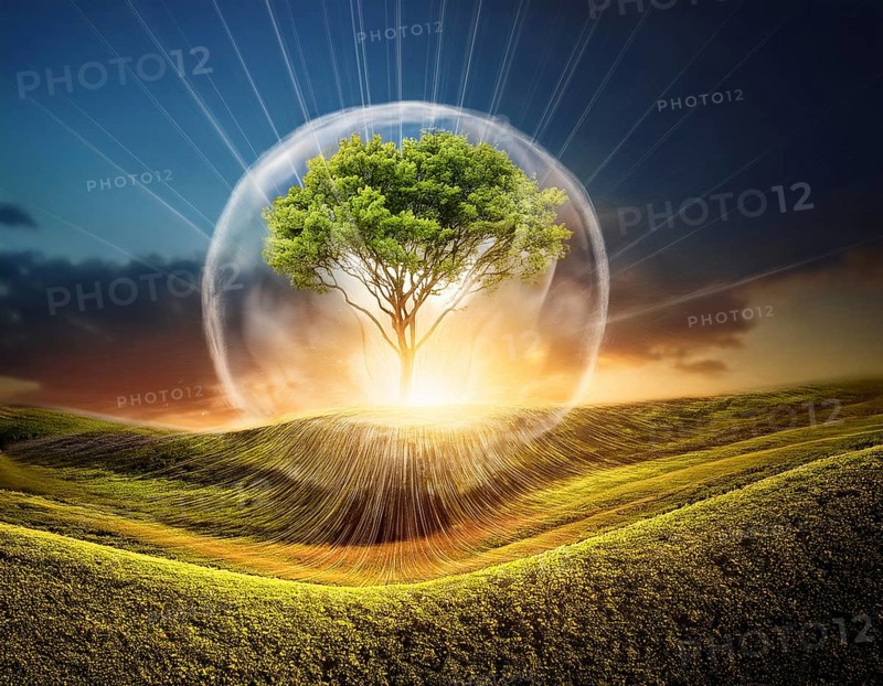 Life Concept. Existence survival being consciousness. Growth of new life, AI generated
