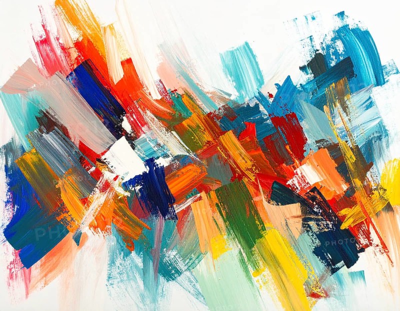 A striking brush strokes background combining painterly textures and expressive design, perfect for home and interior décor, AI generated
