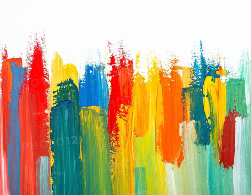 A striking brush strokes background combining painterly textures and expressive design, perfect for home and interior décor, AI generated