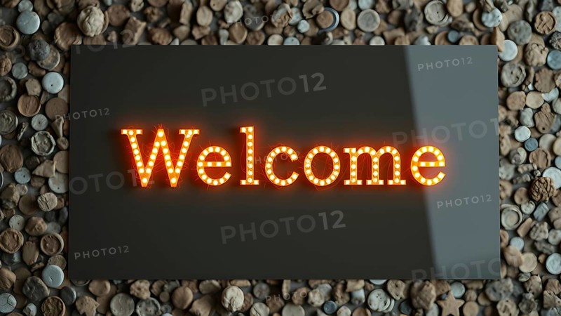 Mixed style welcome poster collection with modern, rustic, elegant, playful, and minimalist designs for versatile wall décor, AI generated