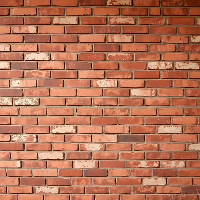 Rustic red brick wall poster print showcasing vintage industrial charm for modern loft, office, or home décor, AI generated