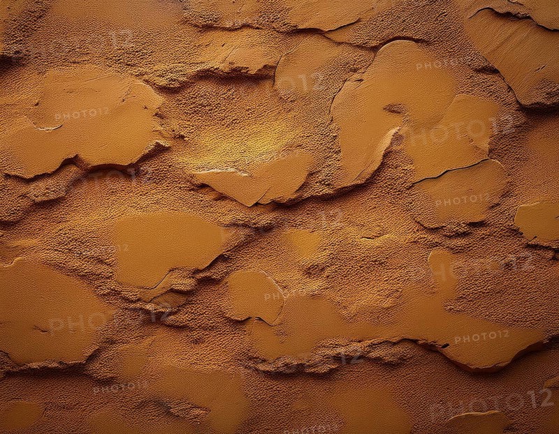 A decorative painted wall art print blending abstract textures and rustic brush strokes for creative, timeless interior décor, AI generated