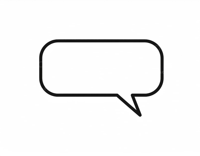 Speech bubble concept image symbolizing communication, dialogue, conversation, chat messages, and interactive digital expression, AI generated