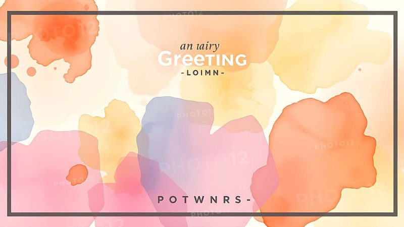 Greeting card template. AI generated image, ai
