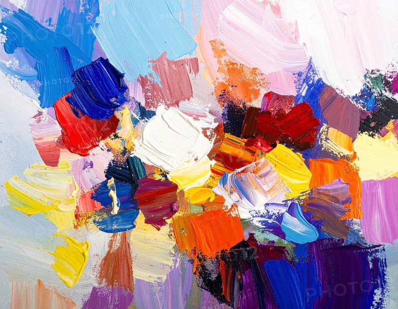 A striking brush strokes background combining painterly textures and expressive design, perfect for home and interior décor, AI generated