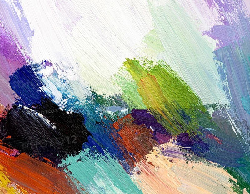 A striking brush strokes background combining painterly textures and expressive design, perfect for home and interior décor, AI generated
