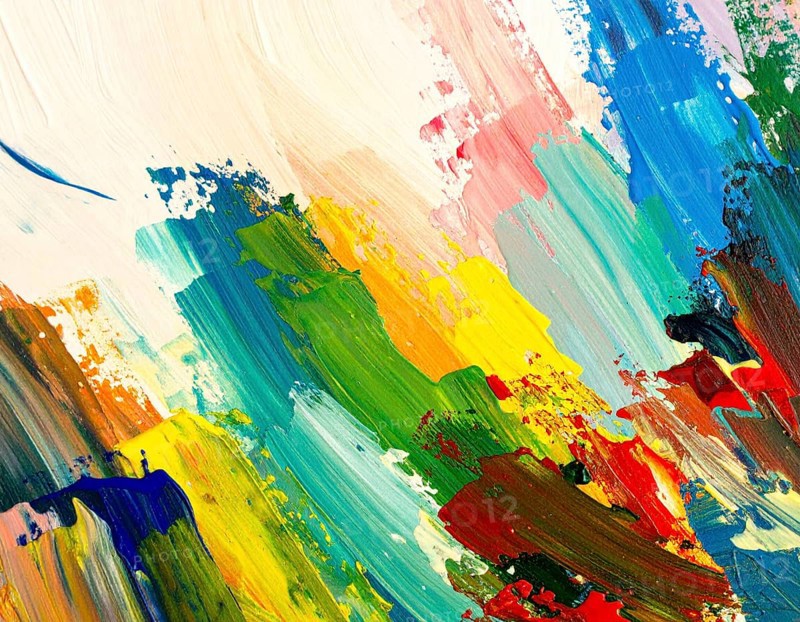 A striking brush strokes background combining painterly textures and expressive design, perfect for home and interior décor, AI generated
