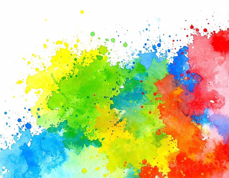 Minimalist watercolor splash poster on white background, an artistic modern décor print for homes, studios, and offices, AI generated