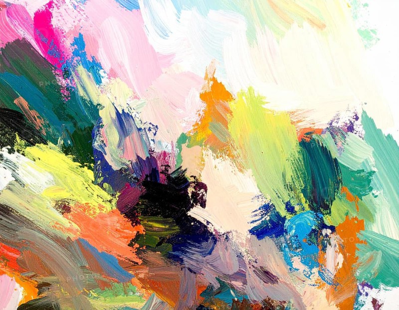 A striking brush strokes background combining painterly textures and expressive design, perfect for home and interior décor, AI generated