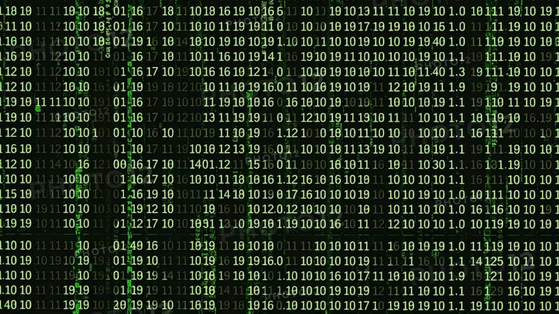 Digital matrix movie screen poster featuring green falling code and futuristic cyberpunk design for modern technology-inspired décor, AI generated