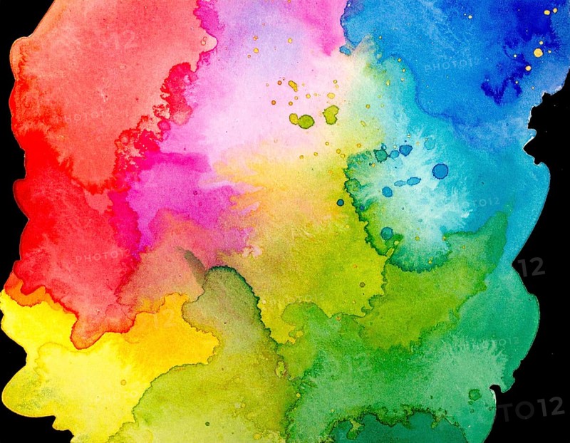 Colorfully painted background with vivid brush strokes and abstract design, symbolizing creativity, expression, and artistic inspiration, AI generated