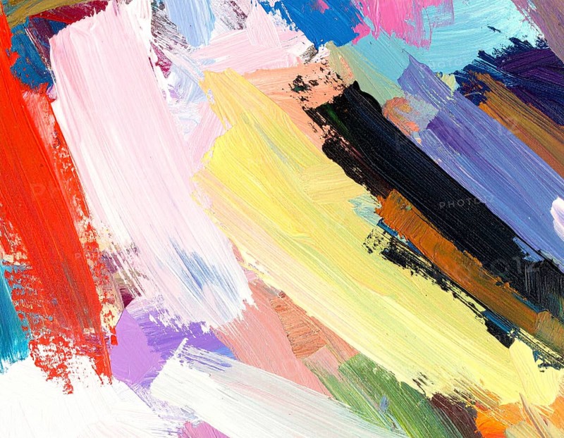 Bold neon brush strokes poster with vibrant glowing colors, ideal for modern abstract décor and nightlife inspiration, AI generated