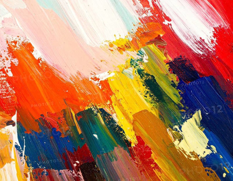 A striking brush strokes background combining painterly textures and expressive design, perfect for home and interior décor, AI generated
