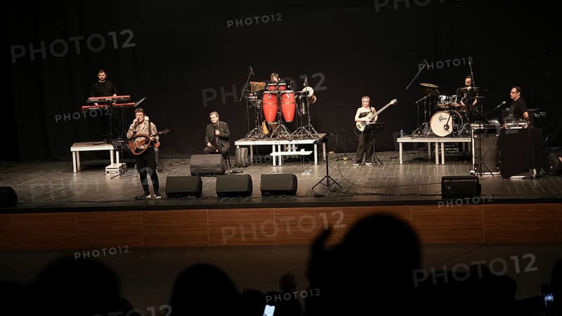 Turkish singer Coskun Sabah performs on stage at Gaziantep University as part of the Türkiye Kültür Yolu Festival. The concert reflects the festival's aim to celebrate music and cultural heritage through live performances across the city, Gaziantep, Gaziantep, Türkiye