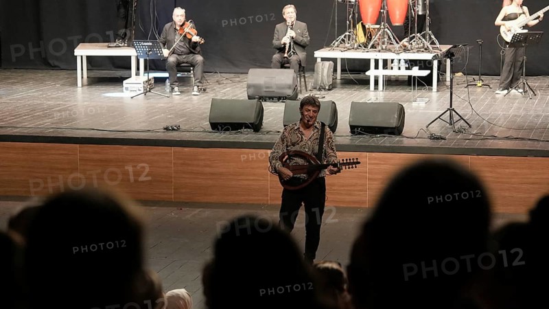 Turkish singer Coskun Sabah performs on stage at Gaziantep University as part of the Türkiye Kültür Yolu Festival. The concert reflects the festival's aim to celebrate music and cultural heritage through live performances across the city, Gaziantep, Gaziantep, Türkiye