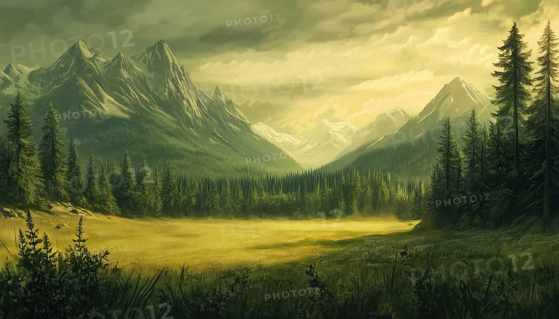 Endless Green Expanse Of Mother Nature'S Fields: A Serene And Timeless Land Full Of Lush Foliage And Everlasting Beauty, AI generated
