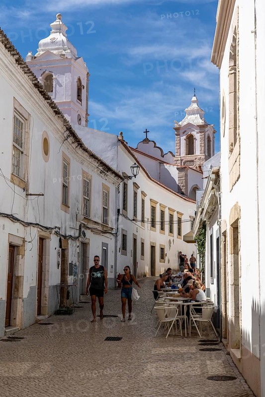 The historic centre of Lagos, R. Henrique Correia da Silva, in the west of the Algarve, Portugal
