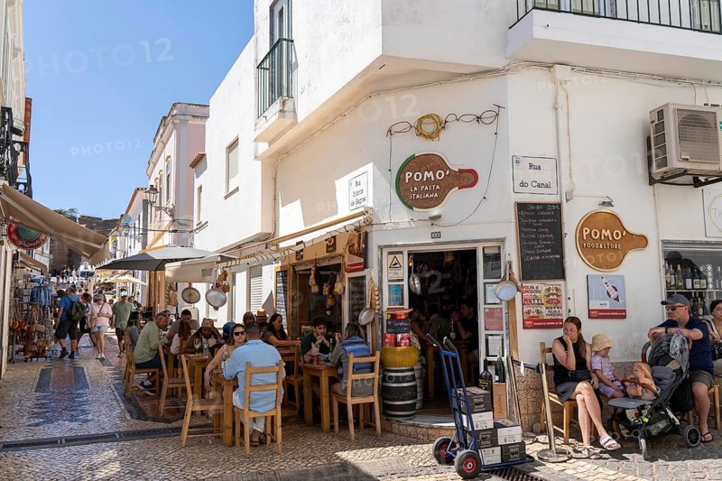 The old town centre of Lagos, in the west of the Algarve, Portugal