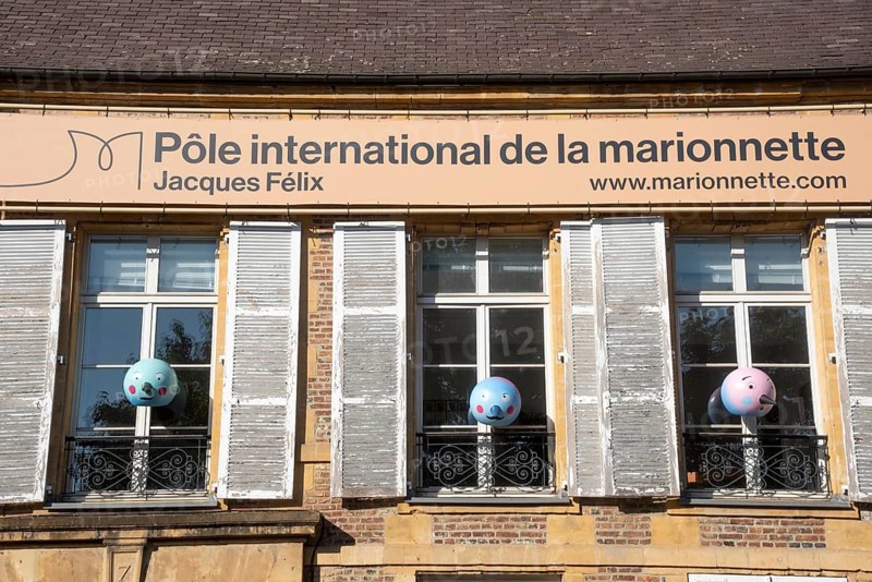 International Puppet Centre, Capital of Puppetry, Puppet Theatre, Marionettes, Winston Churchill Square, Charleville-Mézières, Ardennes, Grand Est, France