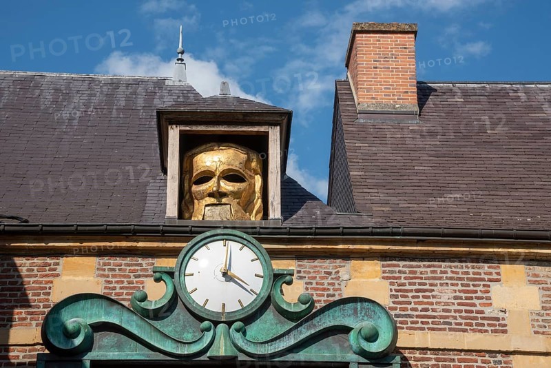 Grand Marionnettiste, marionette, automaton clock, International Puppet Centre, capital of puppetry, puppet theatre, Winston Churchill Square, Charleville-Mézières, Ardennes, Grand Est, France