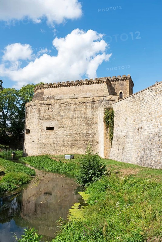 Tour du Roy, city tower, city wall, Charleville-Mézières, Mézières district, Ardennes, Grand Est, France