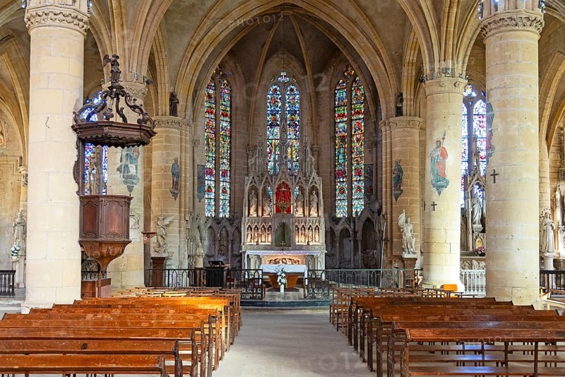 Saint-Nicolas Church, Marville, Renaissance village, Département Meuse, Grand Est, France