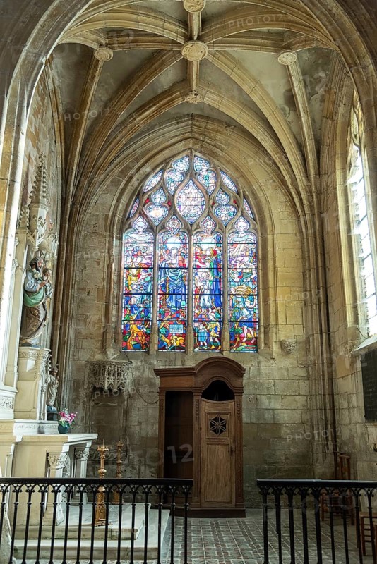 Saint-Nicolas Church, Marville, Renaissance village, Département Meuse, Grand Est, France