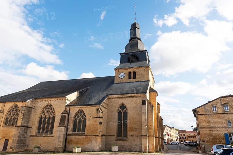 Saint-Nicolas Church, Marville, Renaissance village, Département Meuse, Grand Est, France