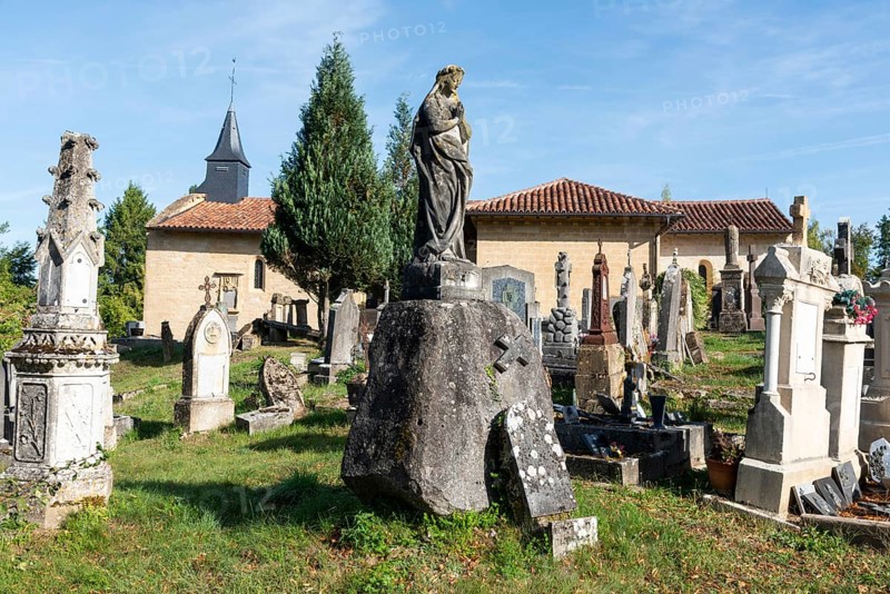 Saint-Hilaire cemetery, chapel, Marville, Renaissance village, Département Meuse, Grand Est, France