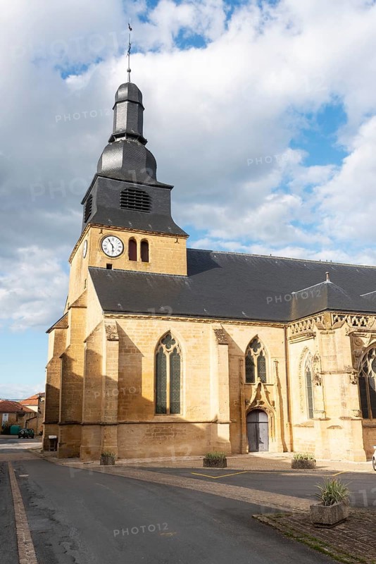 Saint-Nicolas Church, Marville, Renaissance village, Département Meuse, Grand Est, France
