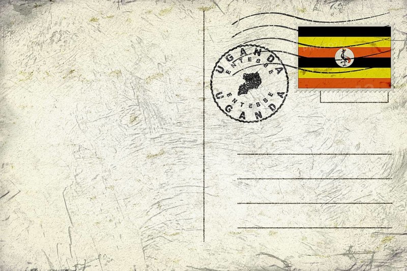 Uganda Entebbe Round Seal Map Design