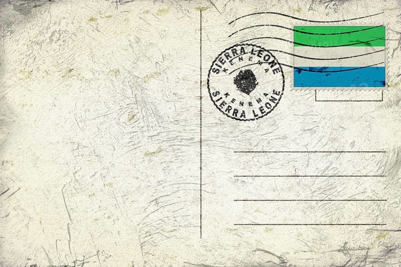 Sierra Leone Kenema Round Seal Map Design