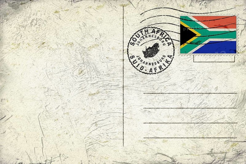 South Africa Johannesburg Round Seal Map Design