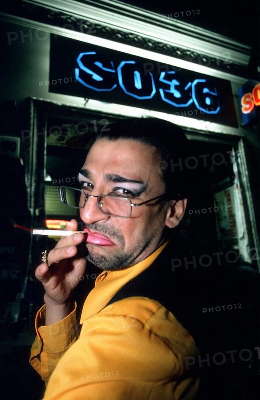 Berlin, DEU, 23.07.1999 -- portrait of Fatma Souad, organizer of Gayhane at SO 36, Berlin Kreuzberg.