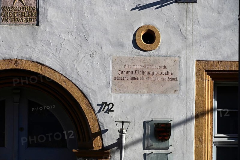 The former Electoral Mainz Lieutenant is home to the Thuringian State Chancellery. Goethe had also been here