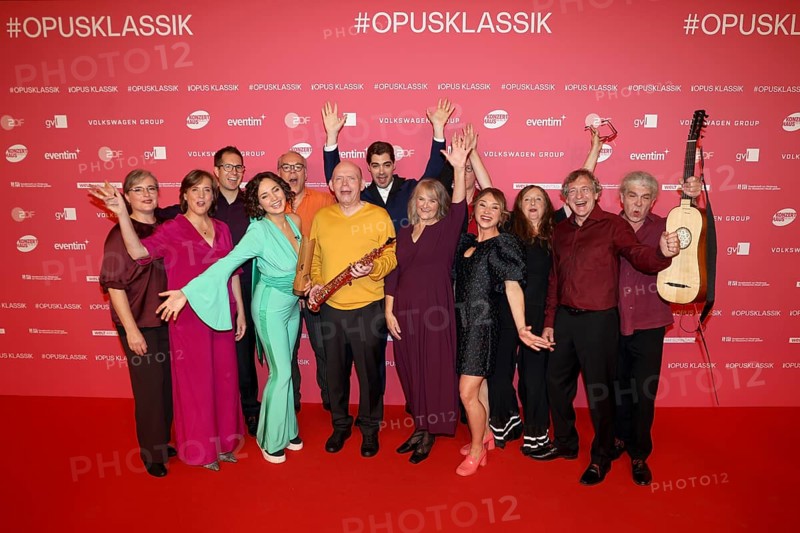 The music group Lautten Compagney Berlin and Asya Fateyeva, Opus Klassik 2025, awards ceremony at concert hall Berlin, 12.10.2025