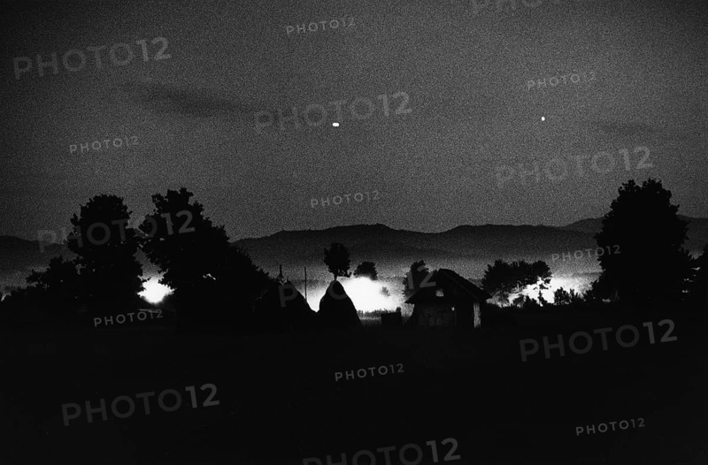 BIH, Bosnia, Tuzla, 17.07.2005, airport lights